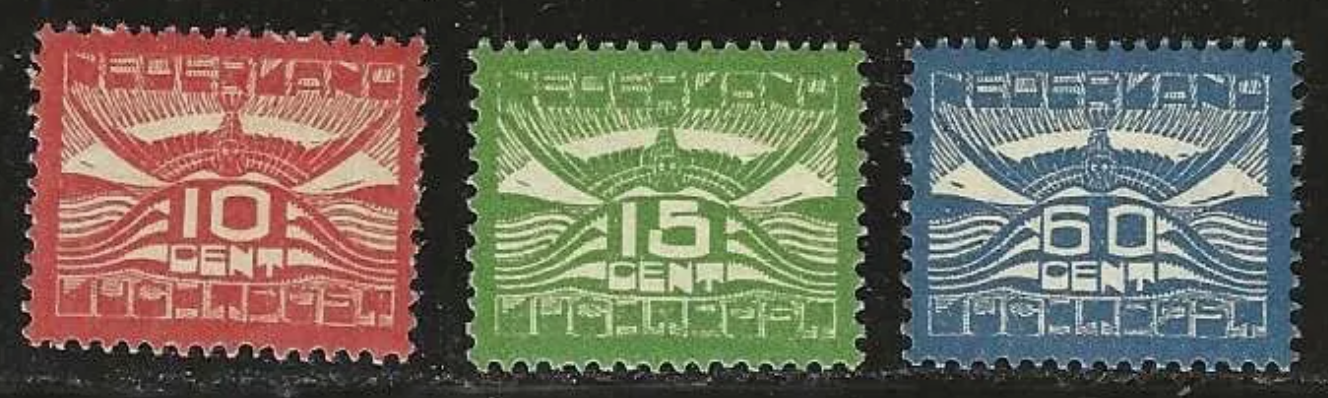 South Maluku, 1950, Michel 1, 2, 6
