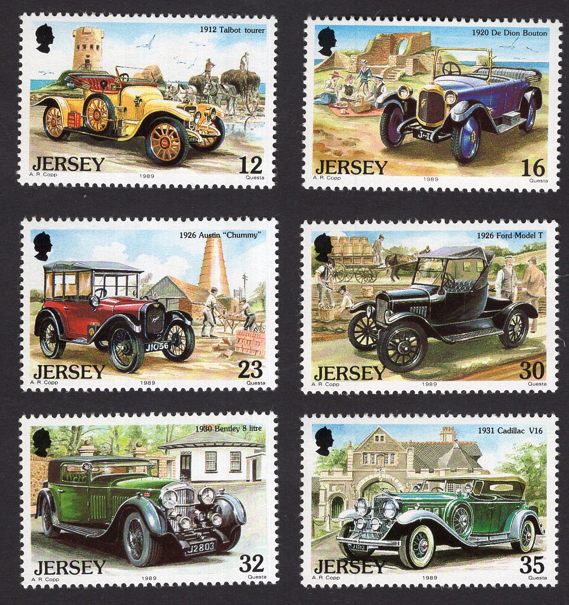 Jersey, 1989, Michel 463-468