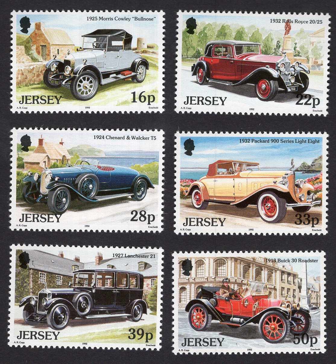 Jersey, 1992, Michel 575-580