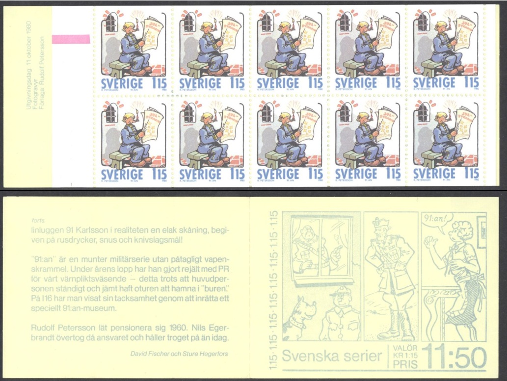 Sweden, 1980, Michel 1127